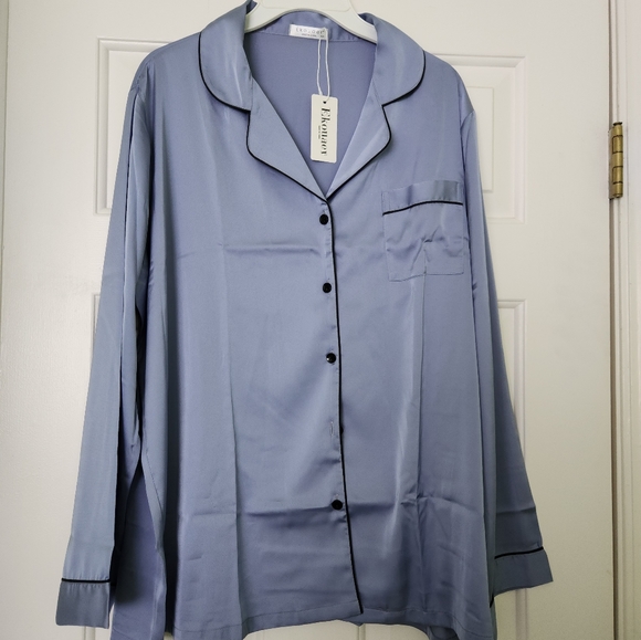 Blue Pajama set XXL - Picture 3 of 6